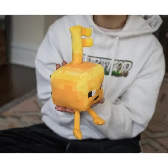 JINX Inc. Minecraft Dungeons Happy Explorer Series Gold Key Golem Plush Toy | 7 Inches image {2}