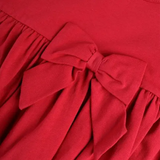 RuffleButts Baby Girls Long Sleeve Twirl Dress image {5}