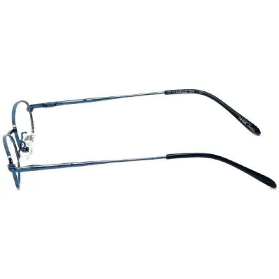 Flex Plus by Vivid FP-10 Designer Blue Light FIlter Reading Glasses in Blue 45mm +1.50 | Ladies | Oval Shape | Small Fit image {2}
