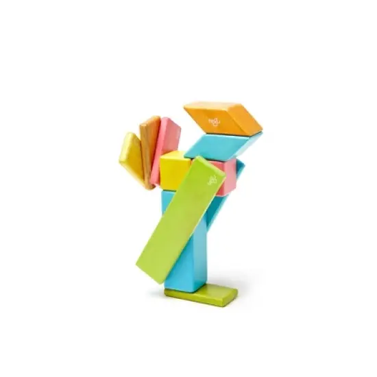 Tegu Magnetic Wooden Blocks, 14-Piece Set, Tints image {5}
