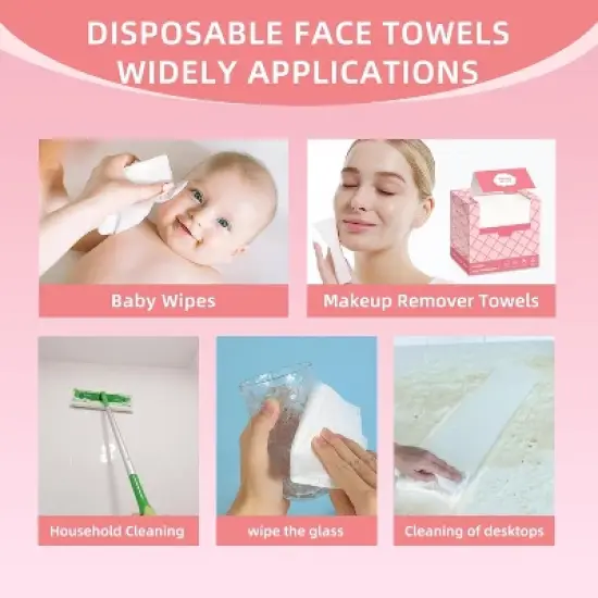 FAAYFIAN Disposable Face Towel XL  - 50ct image {5}