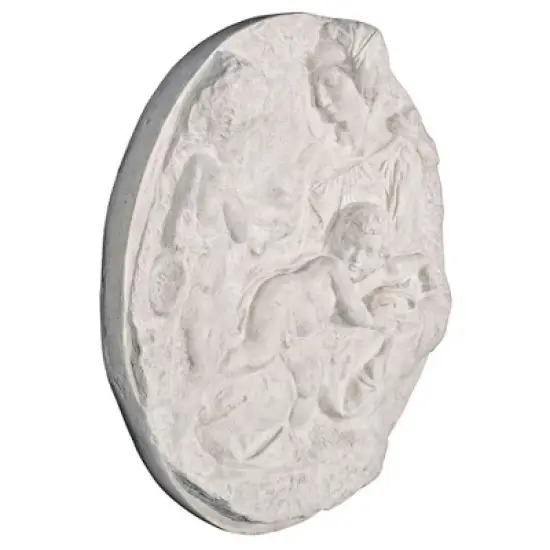 Design Toscano Direct Casting of The Virgin and Child with the Infant St. John Wall Sculpture image {1}