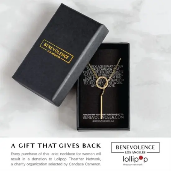 Benevolence LA Lariat Necklace for Women  image {5}