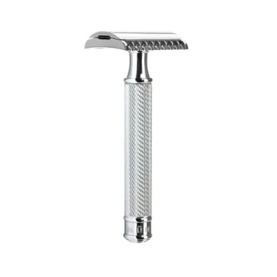 M&Uuml;HLE Traditional Chrome Safety Razor - Open Comb image {1}