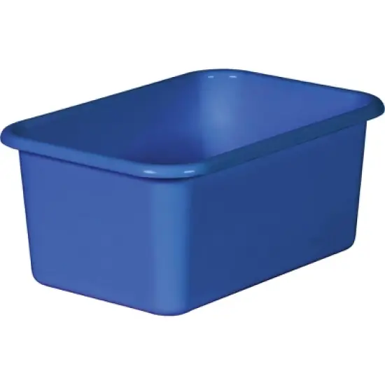 Teacher Created Resources&reg; Blue Small Plastic Storage Bin, Pack of 6 image {2}