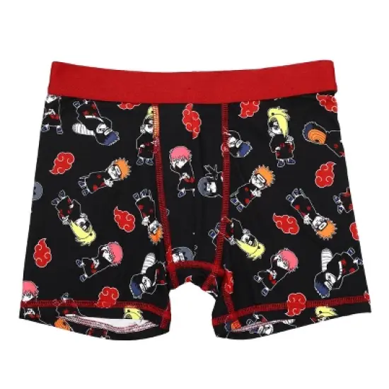 Naruto Shippuden Character Print Multipack Boys Boxer Briefs Underwear image {1}