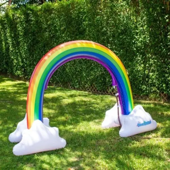 PoolCandy Gigantic Jumbo Rainbow Sprinkler Ultra Durable Hours Of Fun In The Sun For Adults & Kids Backyard BBQ Parks image {2}