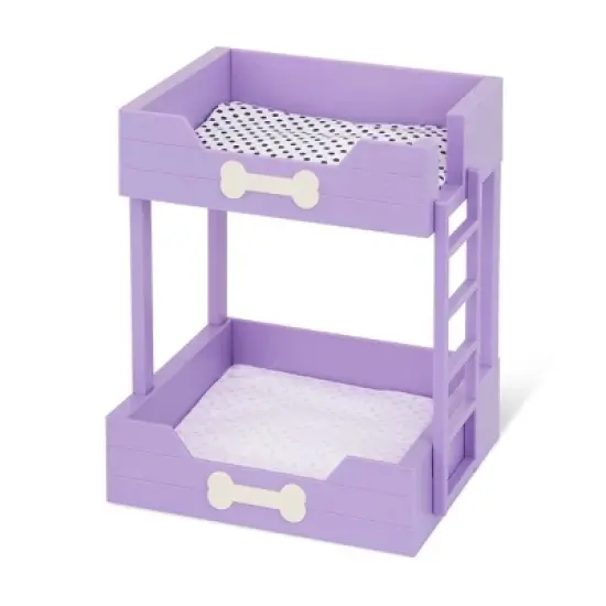 Our Generation Pet Dog Plush & Bunk Bed Home Furniture Accessory Set image {4}