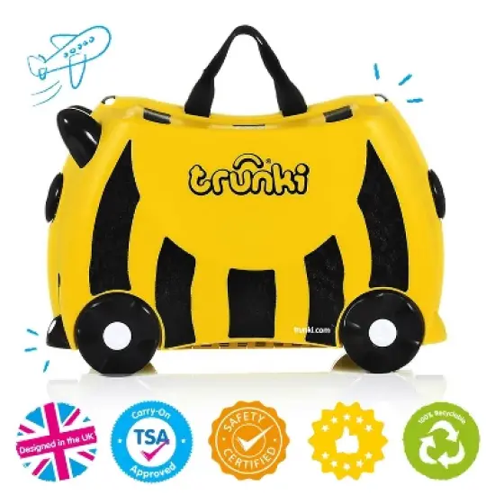 Trunki Kids' Ride-On Hardside Carry On Suitcase image {6}