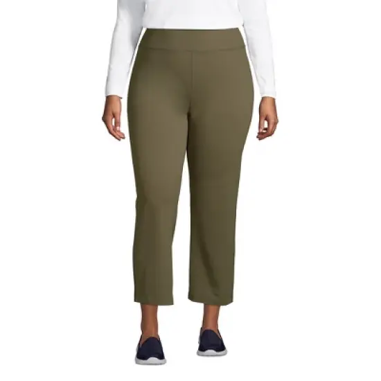 Lands' End Women's Active Crop Yoga Pants image {5}