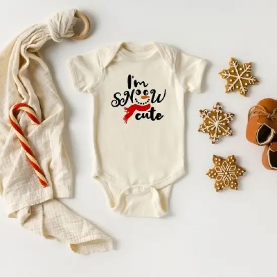 The Juniper Shop I'm Snow Cute Baby Bodysuit image {1}