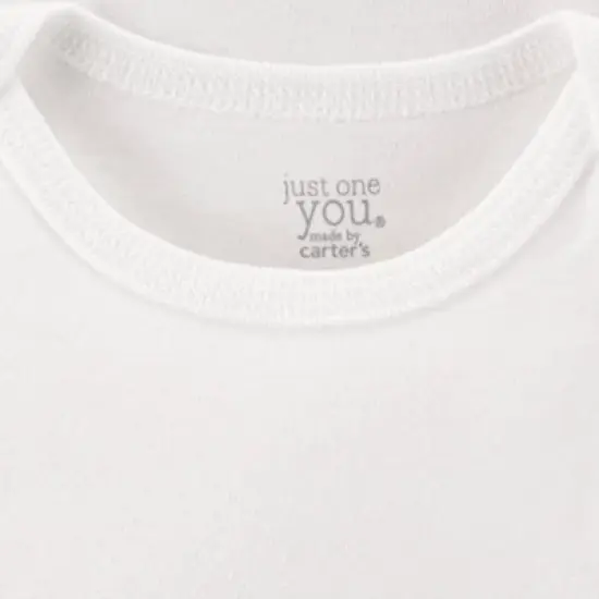 Carter's Just One You&reg; Baby 4pk Short Sleeve Bodysuit - White image {1}