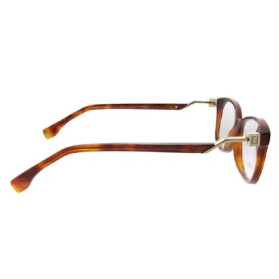 Fendi FF 0233 086 Womens Square Eyeglasses Havana 54mm image {2}