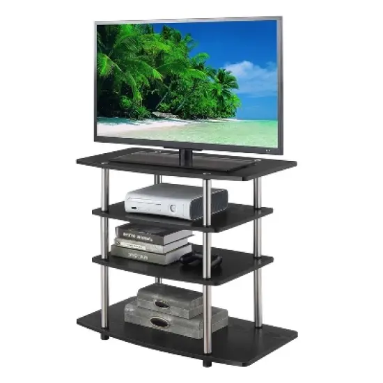Designs2Go No Tools Highboy 4 Tier TV Stand for TVs up to 32" - Breighton Home image {2}
