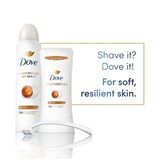 Dove Beauty Advanced Care Shea Butter 72-Hour Antiperspirant & Deodorant Stick - 2.6oz image {3}