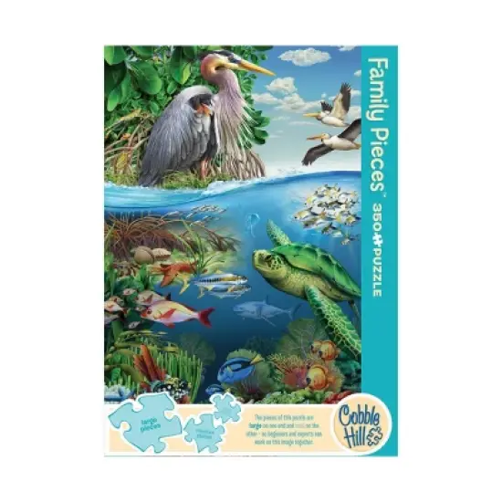 Cobble Hill Family Pieces: Earth Day Jigsaw Puzzle - 350pc image {2}