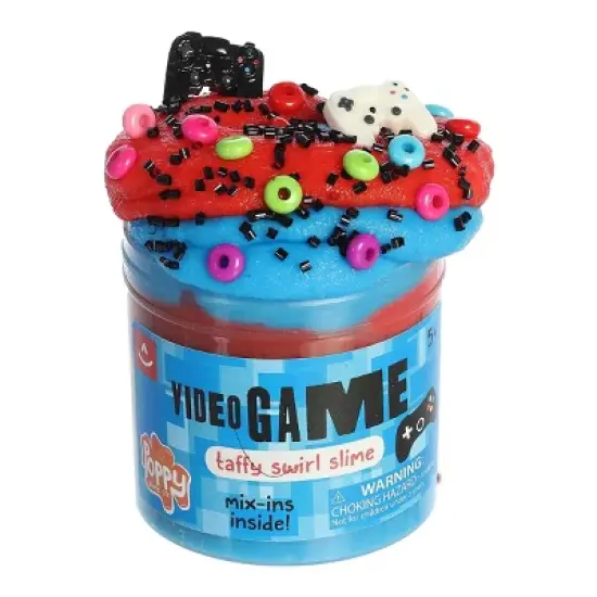 Aurora Toys Medium Video Game Slime Poppy Slime Co. Gooey Toy Red 11.3oz image {1}