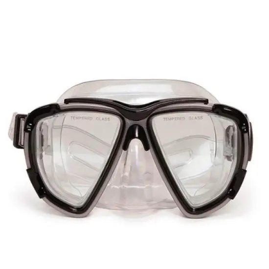 Kona Pro Goggle Mask Swimming Pool Accessory for Teen/Adults 6.5" - Gray image {1}