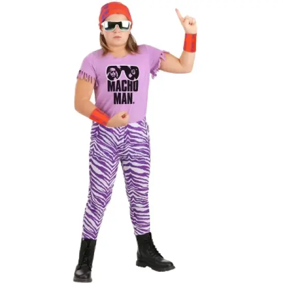 HalloweenCostumes.com WWE Macho Man Madness Costume For Boys image {3}