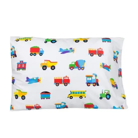 Wildkin Kids 100% Cotton Hypoallergenic Pillowcase for Boys & Girls image {7}