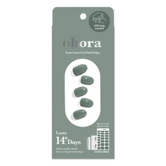 Ohora Gel Nail Art Basic Line - Muted Grove - 30ct image {3}