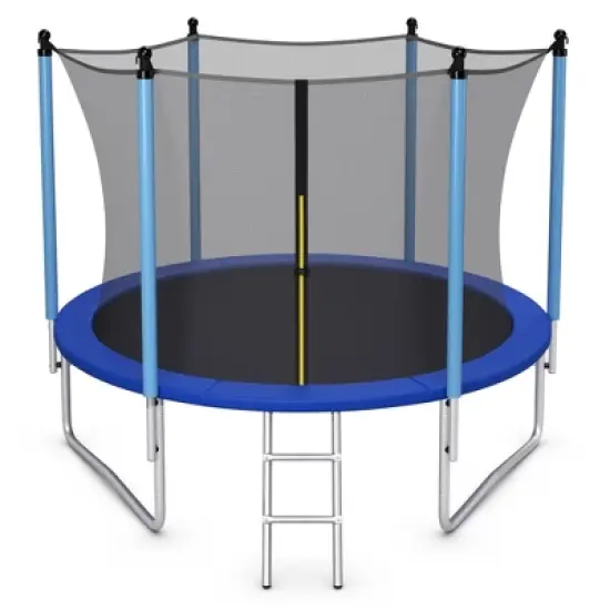 Costway 8/10/12/14/15/16FT Jumping Exercise Recreational Bounce Trampoline W/Safety Net image {9}