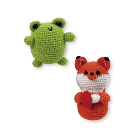 2ct Crochet Kit Frog/Fox - Bullseye's Playground&trade; image {3}