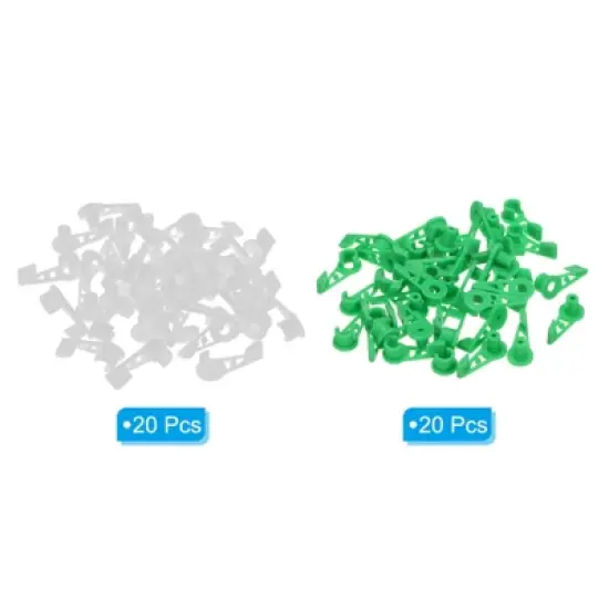 Unique Bargains Plant Stem Training 360 Degree Clips Plant Bender image {2}