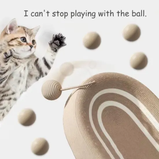 24in extra large sisal cat scratching board, no chipping and scratching resistant hemp rope cat bed integrated cat claw plate basin large cat image {3}