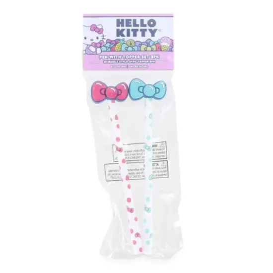 Seven20 Hello Kitty Ink Pen 2-Pack with Bow Toppers image {1}