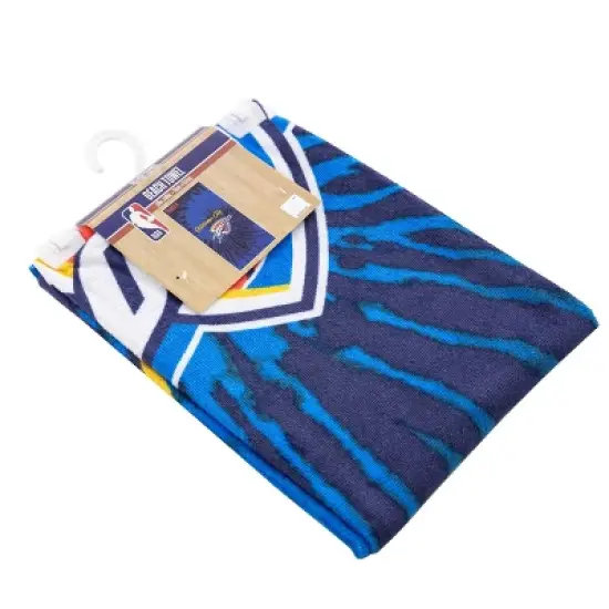 NBA Oklahoma City Thunder Pyschedelic Beach Towel image {5}