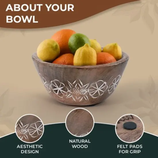 Mela Artisans Suru Valley Mangowood Bowls image {2}