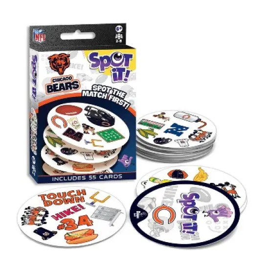 MasterPieces Officially Licensed NFL Chicago Bears Spot It Game for Kids and Adults image {2}