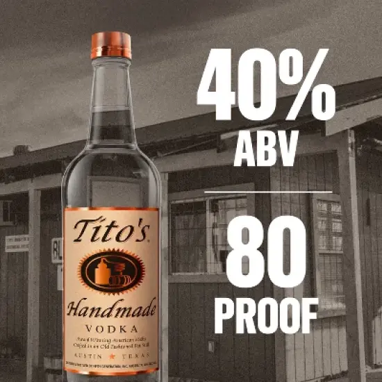 Tito's Handmade Vodka - 750ml Bottle image {3}