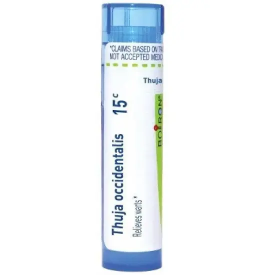 Thuja Occidentalis 15C by Boiron Homeopathic Single Medicine For First Aid  -  80 Pellet image {10}