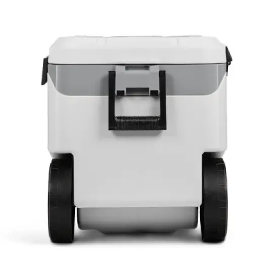 Igloo Latitude 137 Cans 90 Quart Rolling Cooler - White: Polyethylene, Tow Handle image {5}