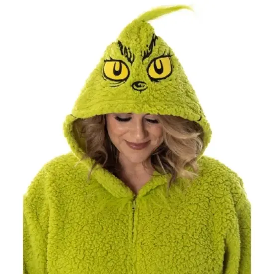 Dr. Seuss The Grinch Matching Family Costume Pajama Union Suit image {2}