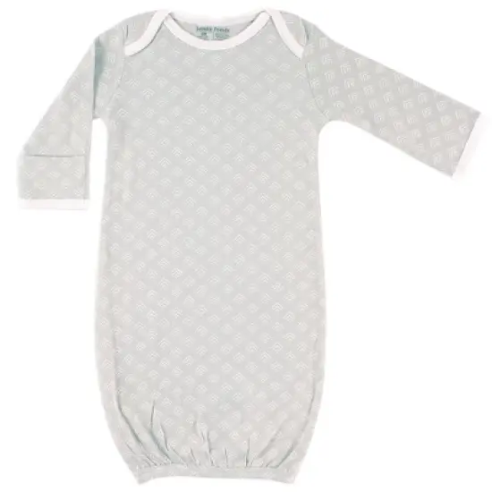 Luvable Friends Baby Unisex Cotton Gowns, Owl, 0-6 Months image {3}