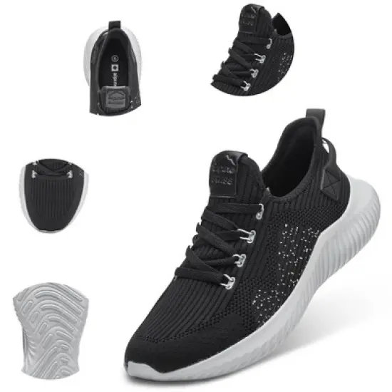 Alpine Swiss Ryan Mens Lightweight Knit Fashion Sneakers Athletic Tennis Shoes image {1}