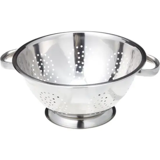 COOKPRO 242 STAINLESS STEEL COLANDER 5QT OVERSIZED HANDLES image {4}