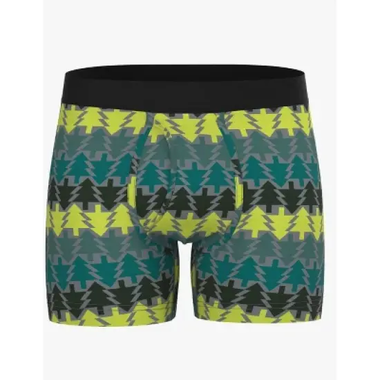 Men's Trees/Solids Boxer Briefs 4pk - Original Use&trade; Green image {1}