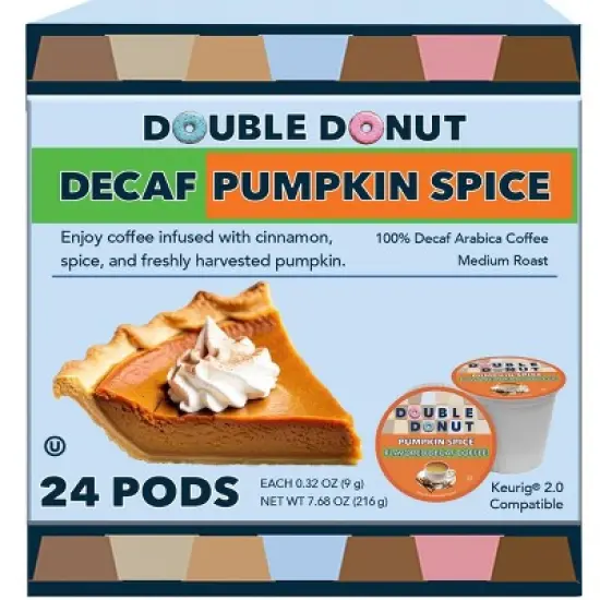 Decaf Pumpkin Spice Flavored Coffee Pods image {1}