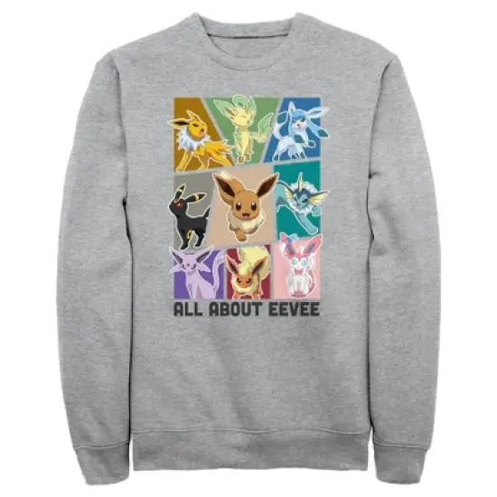 Men's Pokemon All About Eevee Eeveeloution Sweatshirt image {3}