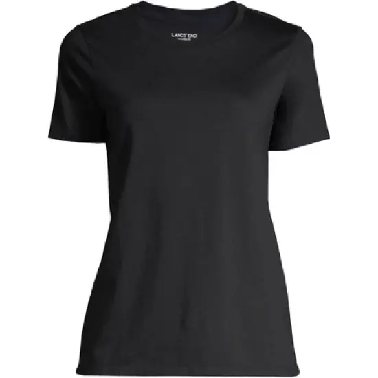 Lands' End Women's Tall Relaxed Supima Cotton Short Sleeve Crewneck T-Shirt image {6}