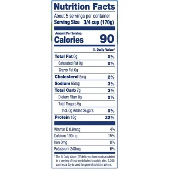 Stonyfield Organic Fat Free Plain Greek Yogurt - 16g Protein 32oz image {2}