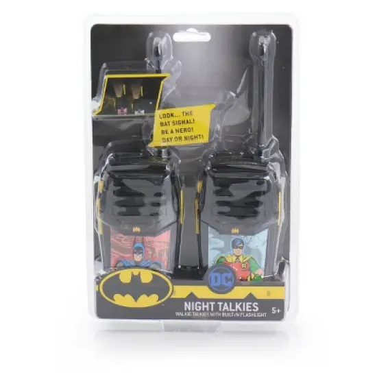 Batman Night Action 2-in-1 Walkie Talkies with Built-in Flashlight image {3}