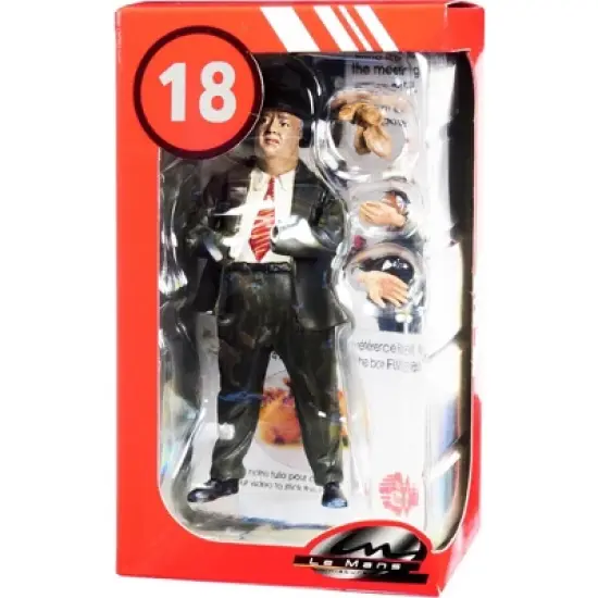 1950's Alfred Neubauer Figurine with Additional Set of 4 Hands for 1/18 Scale Models by Le Mans Miniatures image {4}