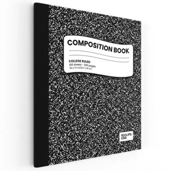 Black Marble Composition Notebook College Ruled 100 Sheets (48 Packs) image {1}