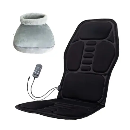 Total Relaxation Pair: Heated Foot Spa & Adjustable Chair Cushion image {3}