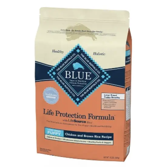 Blue Buffalo Life Protection Formula Natural Puppy Large Breed Dry Dog Food with Chicken and Brown Rice image {7}